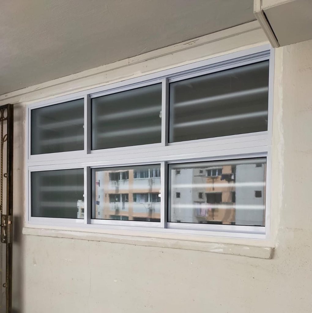 HDB Double Decker Sliding Windows - Metal and Aluminium Fabrication